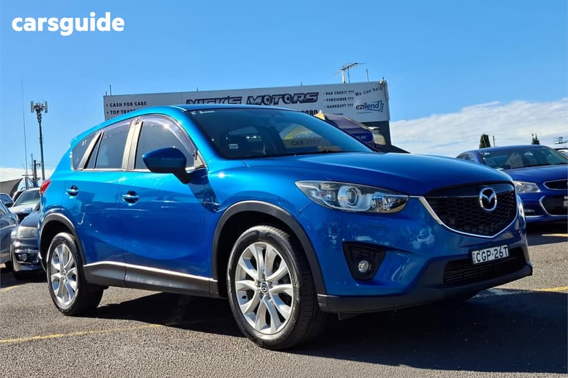 Blue 2012 Mazda CX-5 Wagon Grand Tourer (4X4)