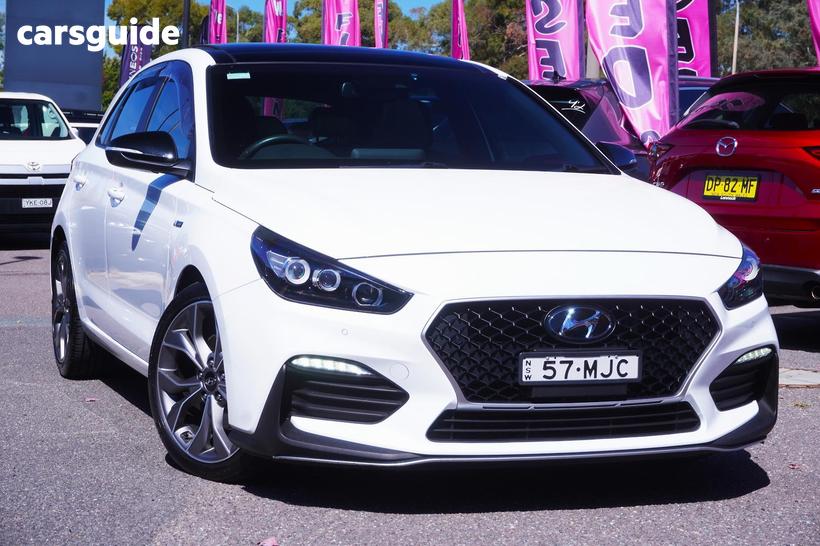 White 2022 Hyundai I30 Hatchback N Line Premium