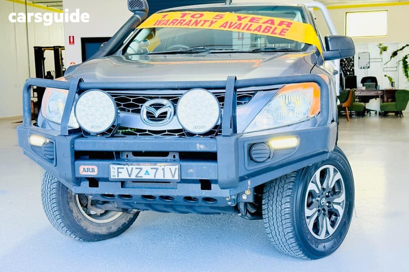 Grey 2012 Mazda BT-50 Freestyle Cab Chassis Xt (4X4)