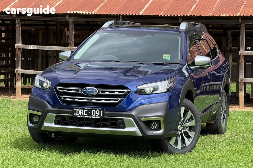 Blue 2025 Subaru Outback Wagon Awd Touring Xt