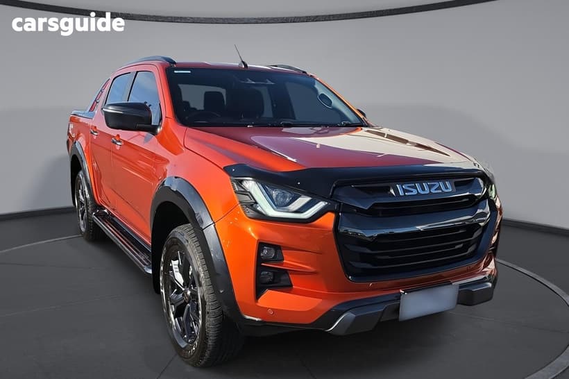 Orange 2023 Isuzu D-MAX Crew Cab Utility X-Terrain (4X4)