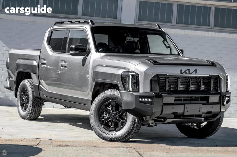 Grey 2025 Kia Tasman Double Cab Pick Up X-Pro (4X4) (0.9T) Bdy Fender