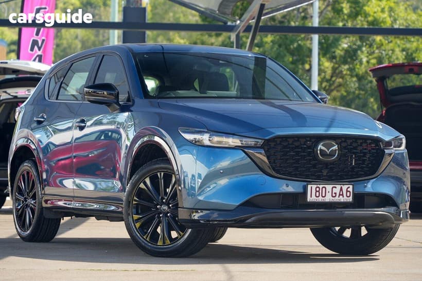 Blue 2022 Mazda CX-5 Wagon Gt Sp (Awd)