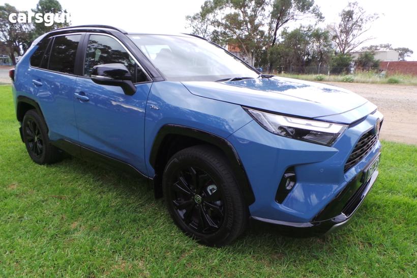Blue 2025 Toyota RAV4 Wagon Xse (2Wd) Hybrid Premium Paint