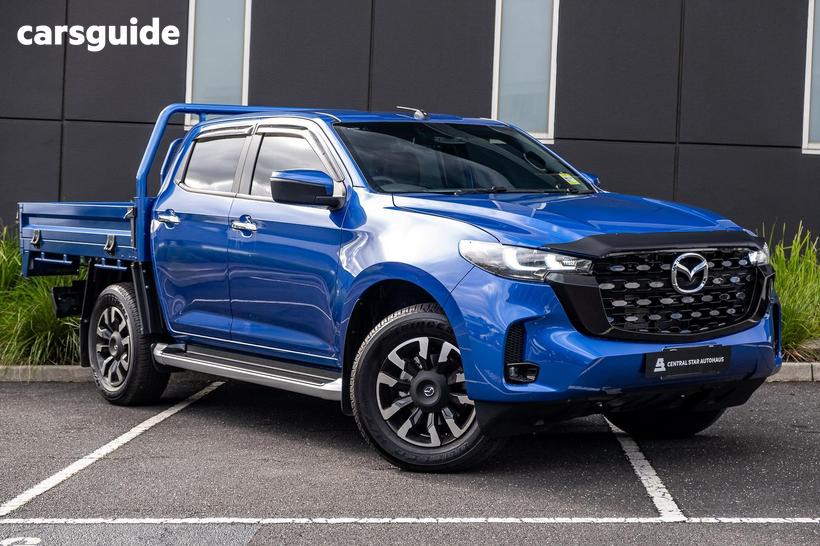 Blue 2025 Mazda BT-50 Dual Cab Chassis Gt (4X4)