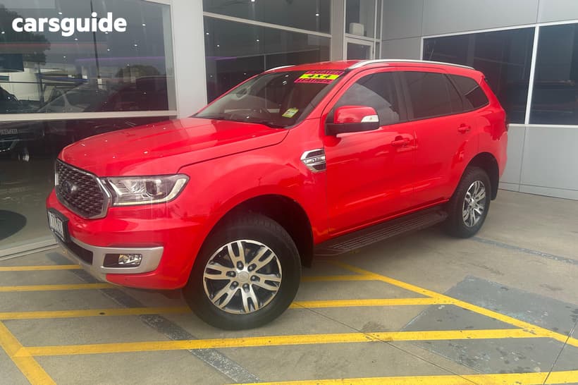 Red 2021 Ford Everest Wagon Trend (4Wd)