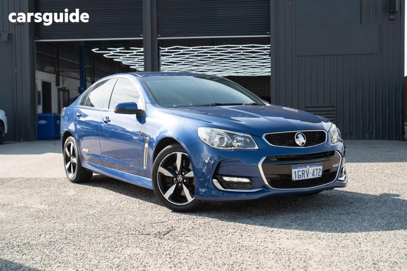 Blue 2017 Holden Commodore Sedan Ss