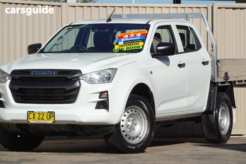 White 2020 Isuzu D-MAX Crew Cab Utility Sx (4X4)