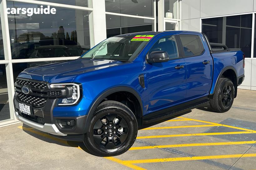 Blue 2025 Ford Ranger Double Cab Pick Up Phev Sport (4X4)