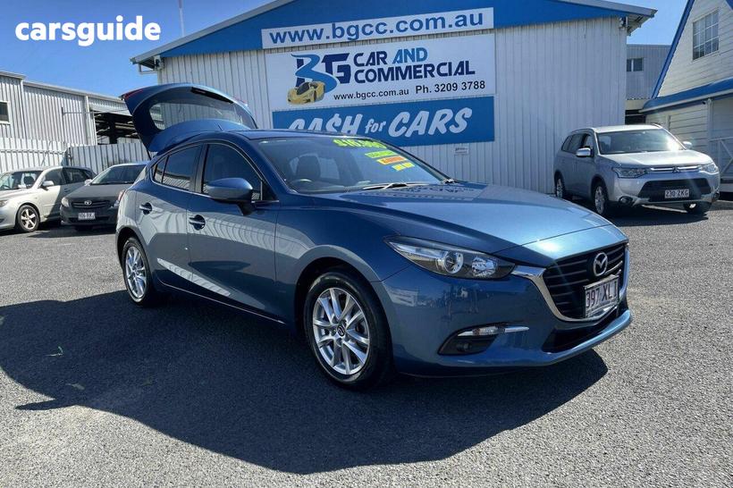 Blue 2017 Mazda 3 Sedan Touring