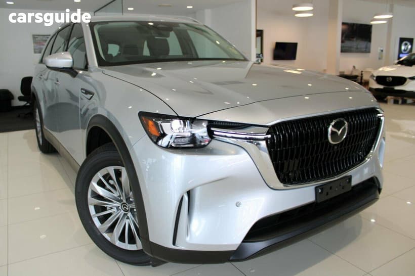 Silver 2025 Mazda CX-90 Wagon G50E Touring
