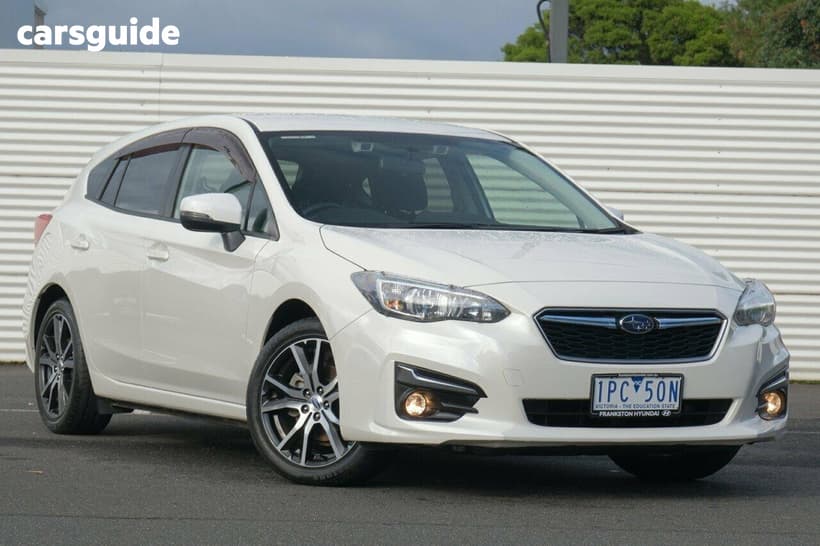 White 2019 Subaru Impreza Hatchback 2.0I-L (Awd)