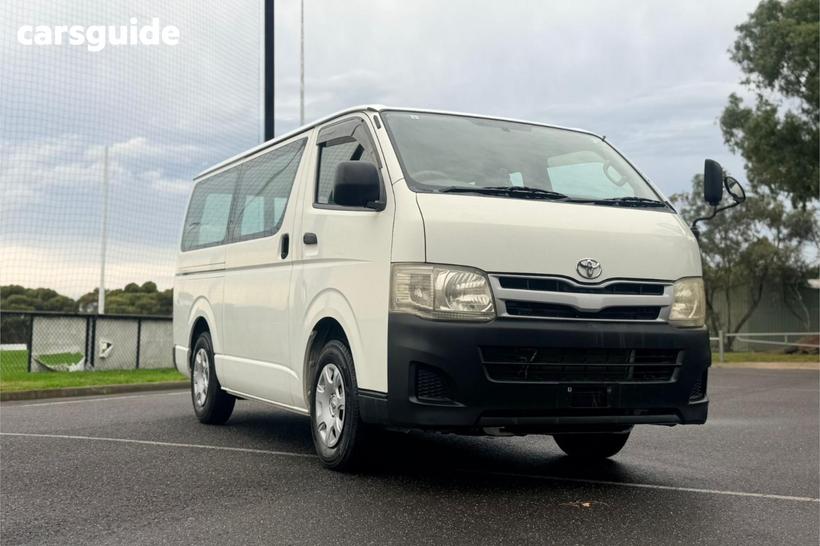 White 2010 Toyota HiAce Commercial LONG DX