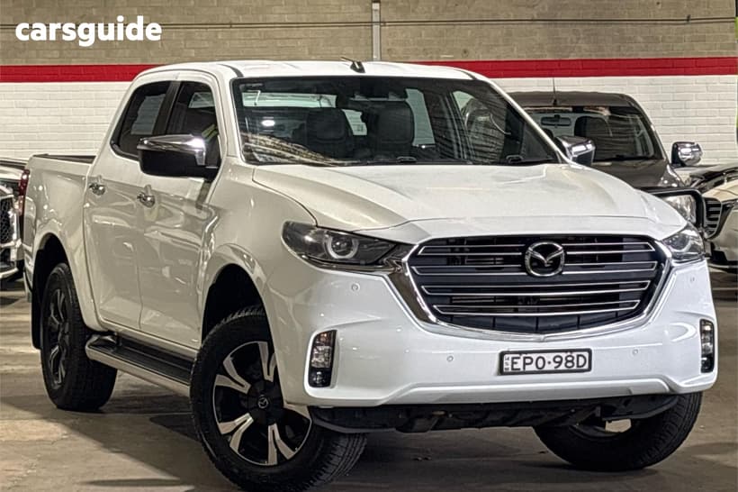 White 2021 Mazda BT-50 Dual Cab Pick-up Gt (4X4)