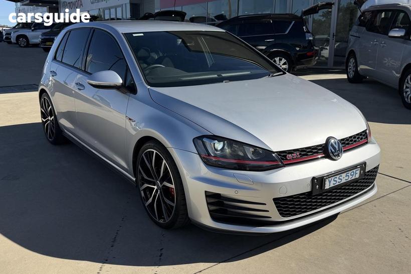 Silver 2016 Volkswagen Golf Hatchback Gti Performance