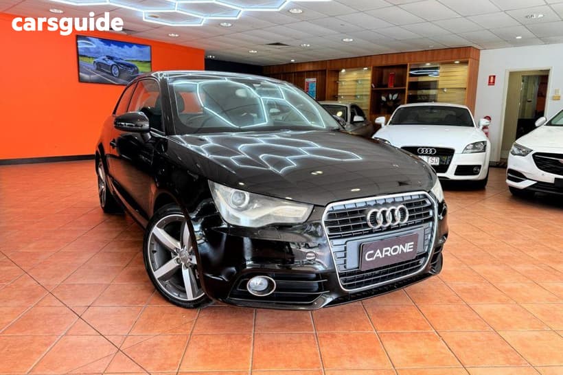 Black 2010 Audi A1 Hatchback 1.4 Tfsi Attraction