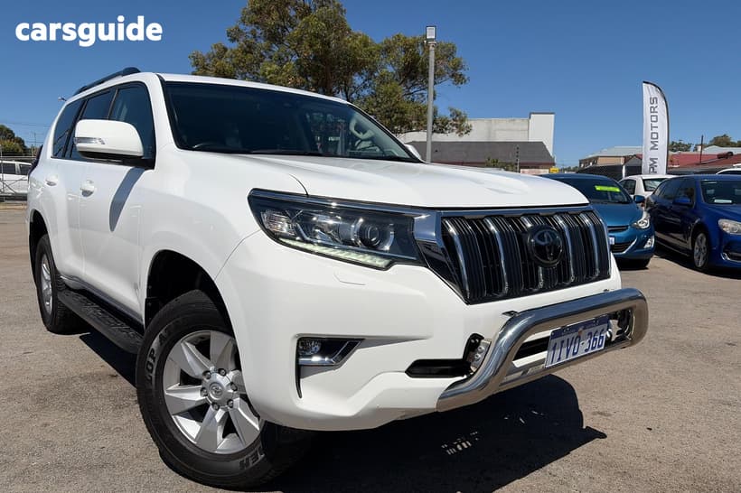 White 2022 Toyota Landcruiser Prado Wagon Gxl