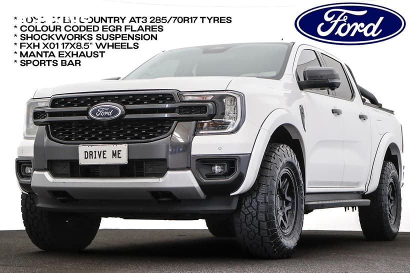 White 2022 Ford Ranger Double Cab Pick Up Sport 3.0 (4X4)