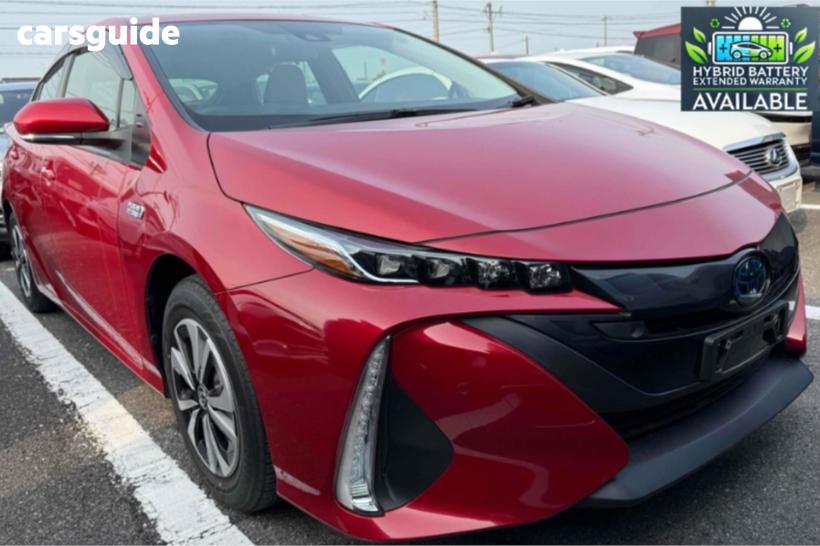 Red 2021 Toyota Prius Sedan PHV HYBRID CRUISE CONTROL PUSH START/STOP