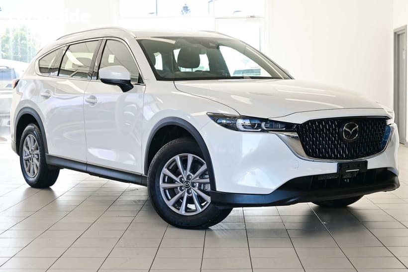 White 2023 Mazda CX-8 Wagon G25 Sport (Fwd)