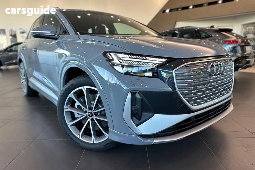 Grey 2025 Audi Q4 E-Tron Wagon 55
