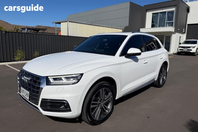 White 2019 Audi Q5 Wagon 40 Tdi Quattro Sport