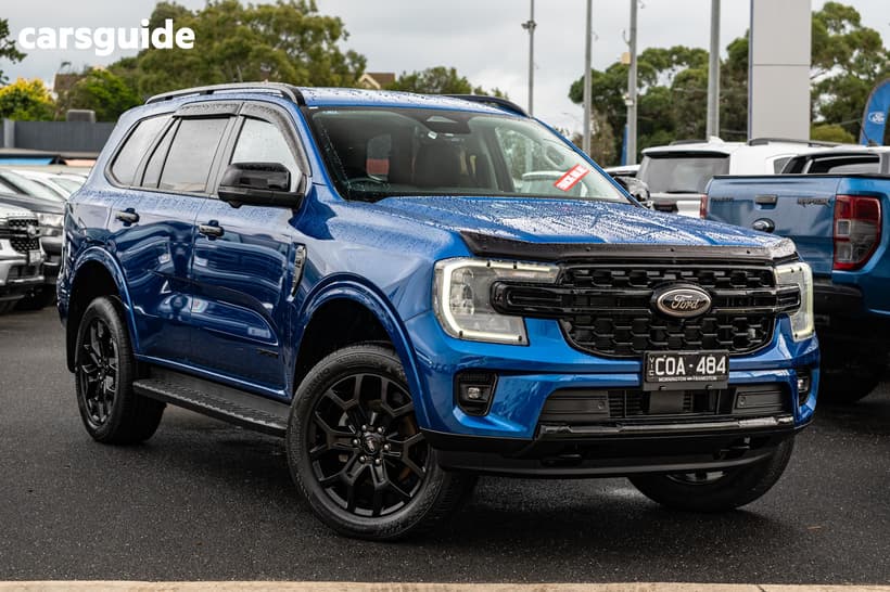 Blue 2023 Ford Everest Wagon Sport (4Wd)