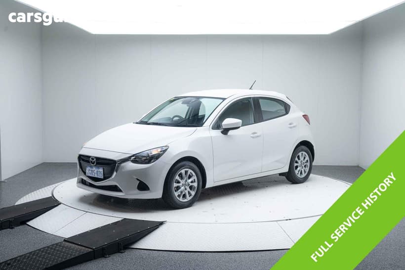 White 2018 Mazda 2 Hatchback Maxx