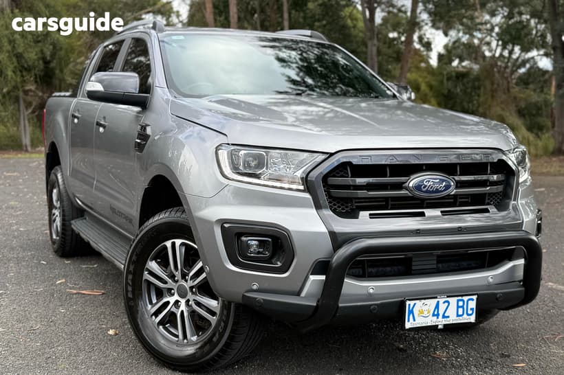 Silver 2022 Ford Ranger Double Cab Pick Up Wildtrak 2.0 (4X4)