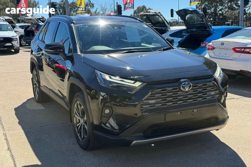 Black 2022 Toyota RAV4 Wagon Gxl (Awd) Hybrid