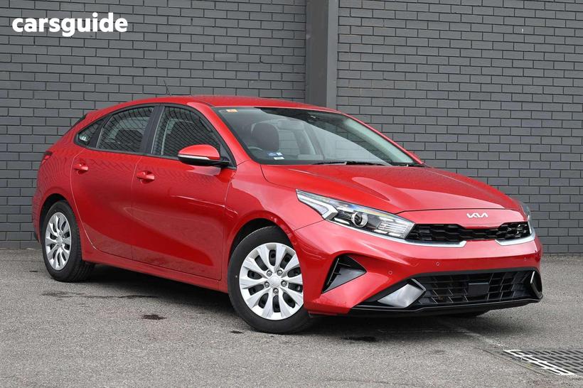 Red 2024 Kia Cerato Hatchback S