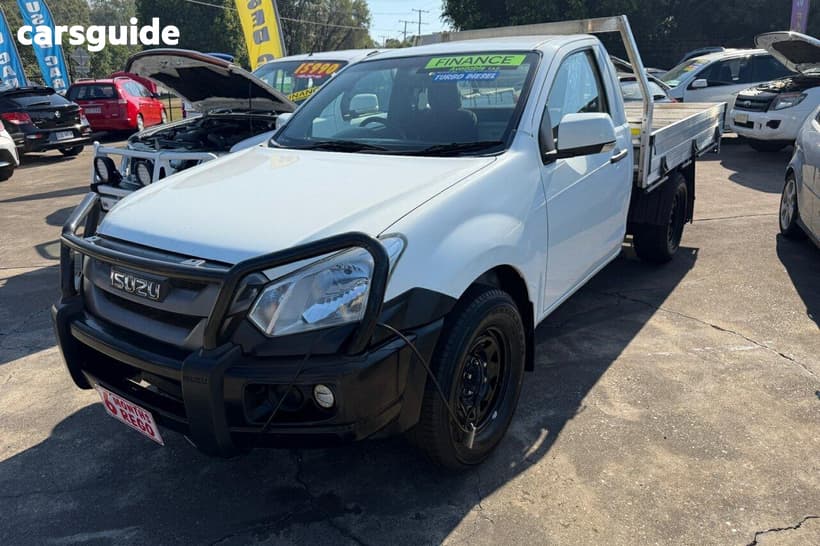 White 2019 Isuzu D-MAX Cab Chassis Sx Low-Ride (4X2)