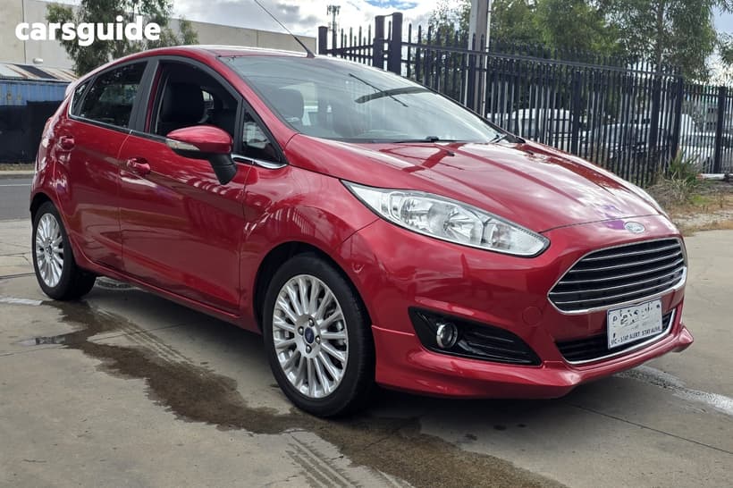 Red 2014 Ford Fiesta Hatchback Sport