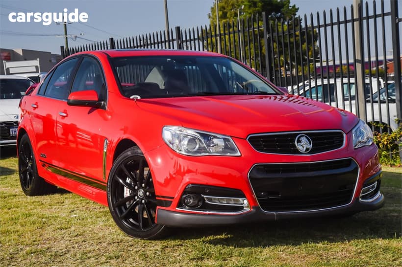 Red 2013 Holden Commodore Sedan Ss-V Redline