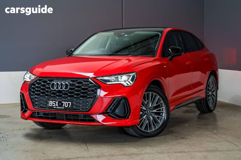 Red 2021 Audi Q3 Sportback 35 Tfsi S Line