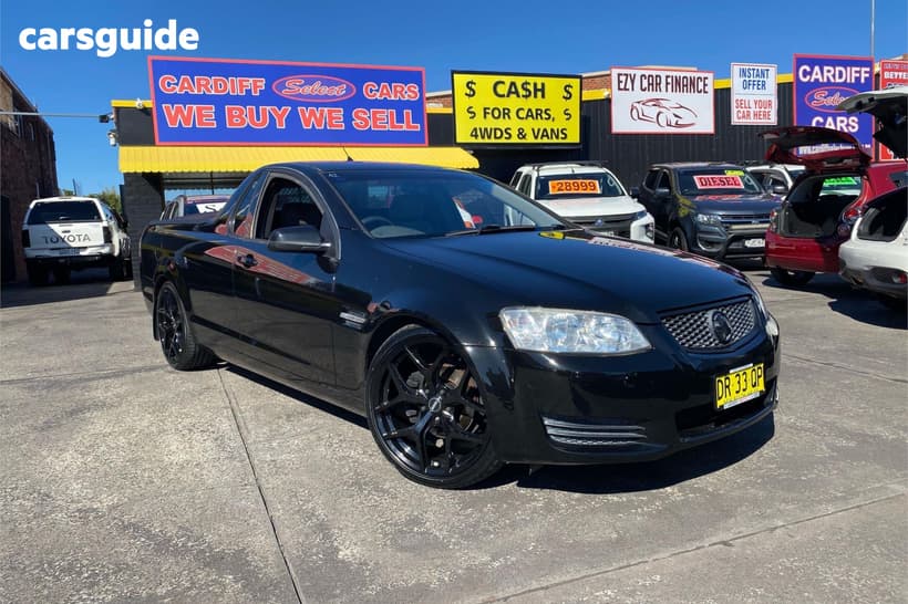 Black 2011 Holden Commodore Utility Omega
