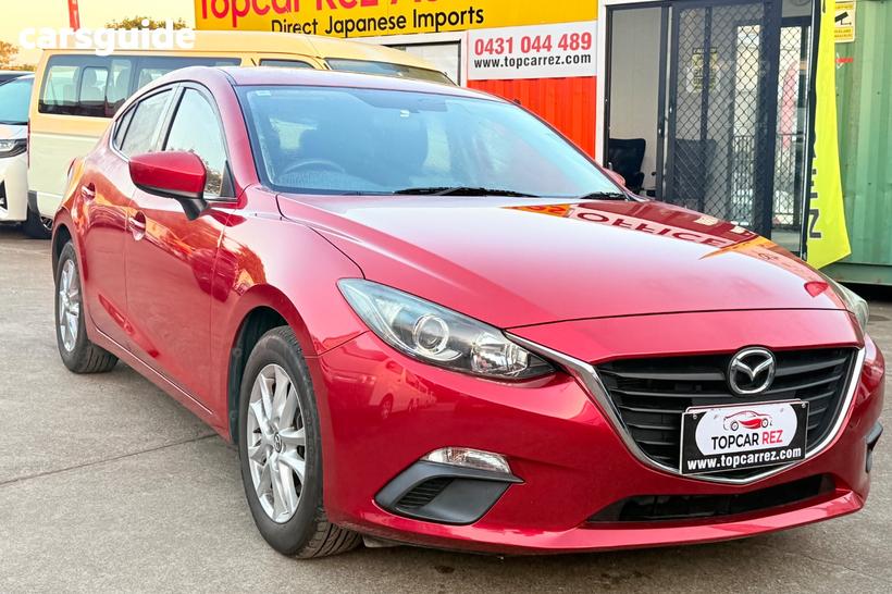 Red 2014 Mazda 3 Hatchback Maxx