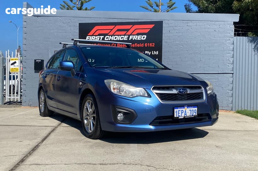 Blue 2014 Subaru Impreza Hatchback 2.0I (Awd)