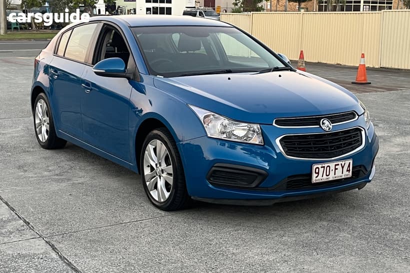 Blue 2015 Holden Cruze Hatchback Equipe