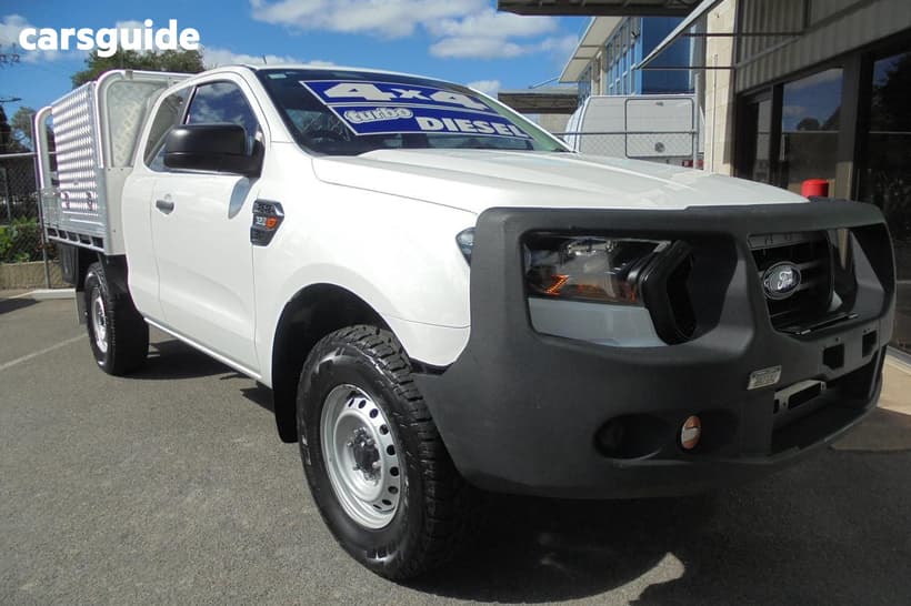 White 2021 Ford Ranger Super Cab Chassis Xl 3.2 (4X4)