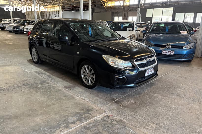 Black 2012 Subaru Impreza Hatchback 2.0I (Awd)