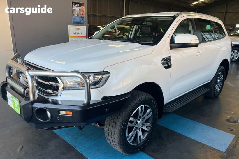 White 2019 Ford Everest Wagon Trend (Rwd 7 Seat)