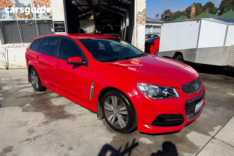 Red 2014 Holden Commodore Sportswagon Sv6