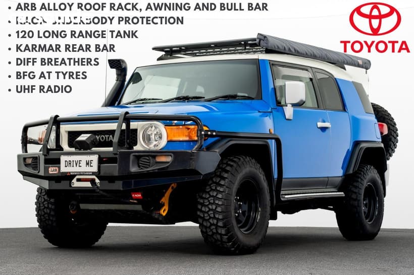 Blue 2011 Toyota FJ Cruiser Wagon