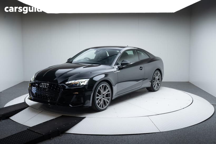 Black 2022 Audi A5 Coupe 45 Tfsi Quattro S Line Mhev