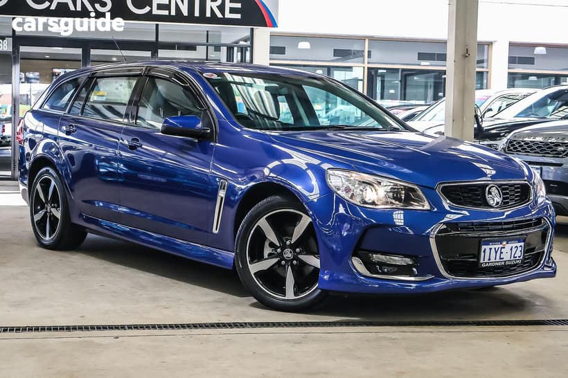 Blue 2017 Holden Commodore Sportswagon Sv6