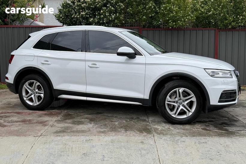 White 2018 Audi Q5 Wagon 2.0 Tdi Quattro Design