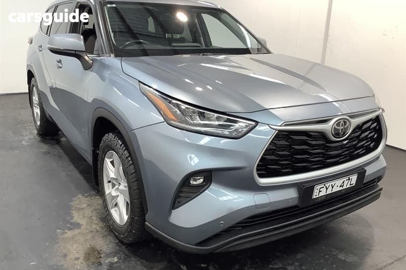 Blue 2021 Toyota Kluger Wagon Gx Awd