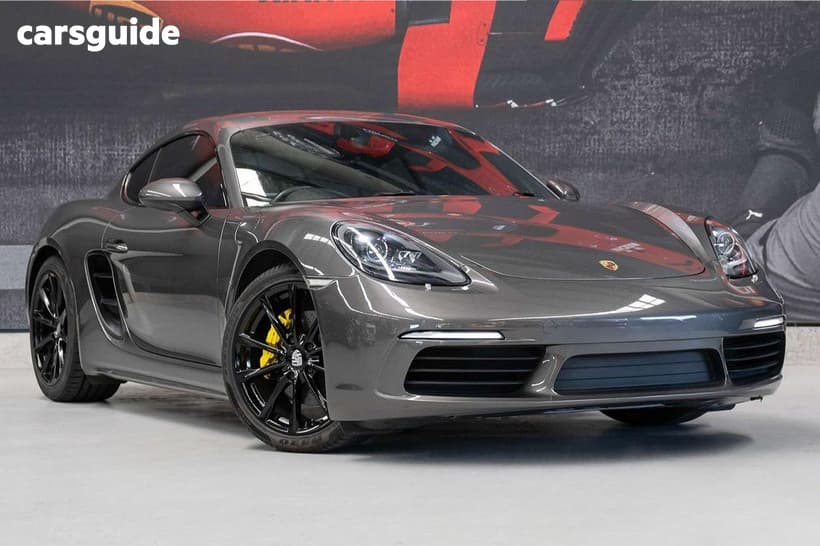 Grey 2019 Porsche 718 Coupe Cayman