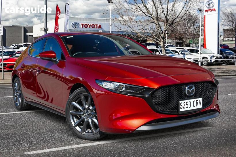 Red 2022 Mazda 3 Hatchback G20 Touring
